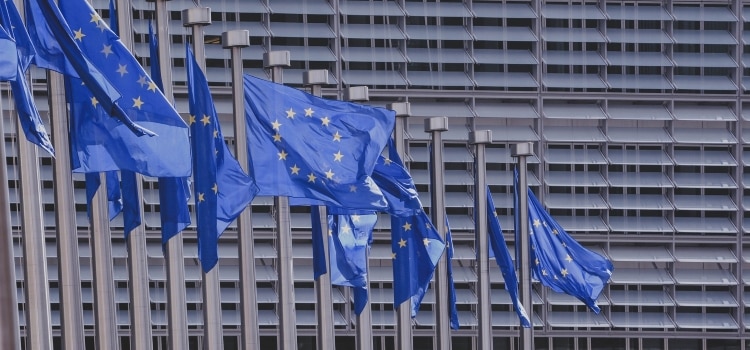 Drapeaux de l'Union Européenne